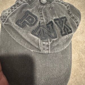 PINK Victoria's Secret Gray Cap